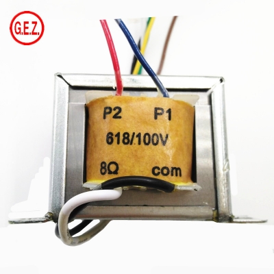 GEZ custom input 230v 110v output 60w 30w 15w 6ohm audio transformer