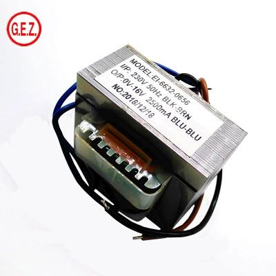 GEZ EI type custom ac 120v 220v 240v ac 48v 24v 15v 9v 24w 36w 72w transformer