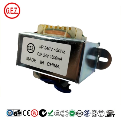 广尔中 EI48 EI57 EI66 EI76 ac 120v ac 12v 1a 降压低频变压器