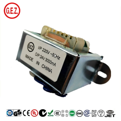 GEZ AC 220v 230v 240v AC 24v 18v 16v 12v 0.5a 1a 2a low frequency transformer