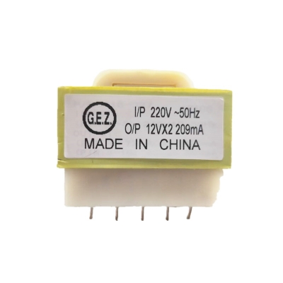 GEZ AC 220V AC 12V 0 12V 9V 0 9V 6V 0 6V 0.5A 1A pin transformer