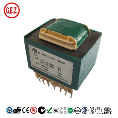 GEZ AC 120v 220v 230v AC 18v 15v 12v 9v 0.5a 1a 2a pin transformer